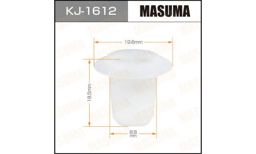 Клипса крепежная Masuma KJ-1612 (OEM 76989-05N00)