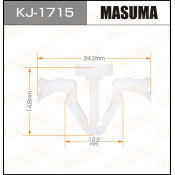 Клипса крепежная Masuma KJ-1715 (OEM MB648148)