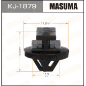 Клипса крепёжная деталей кузова Masuma, для Honda, арт. KJ-1879