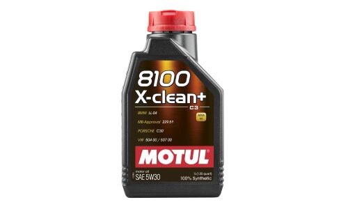 Масло моторное MOTUL 8100 X-clean+ 5w30 синтетическое, ACEA C3, универсальное, 1л, арт. 106376