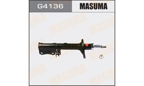 Амортизационная стойка Masuma газомасляная двухтрубная, задняя, левая, 1 шт, арт. G4136 (соответствует KYB 332115)
