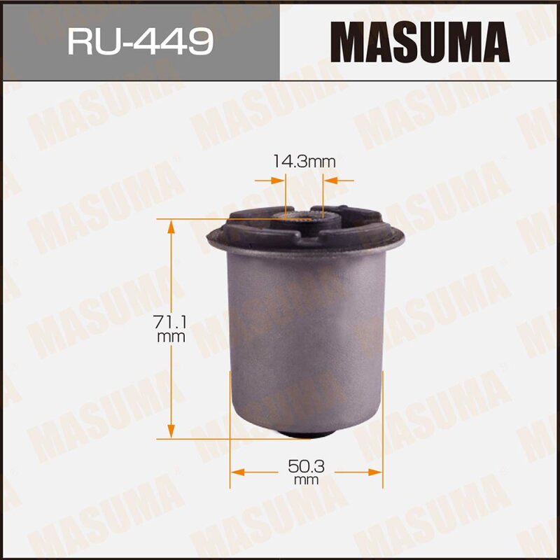 

Сайлентблок "Masuma" HIACE REGIUS RCH4#, KCH4# rear low out
