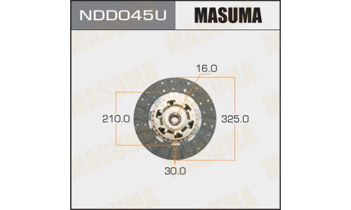 Диск сцепления Masuma (325х210х16х30.0мм), арт. NDD045U