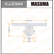 Клипса крепежная Masuma KJ-2344 (OEM 82678-A9003)
