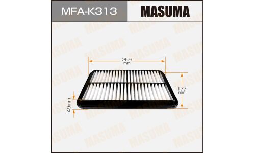 Фильтр воздушный Masuma, арт. MFA-K313