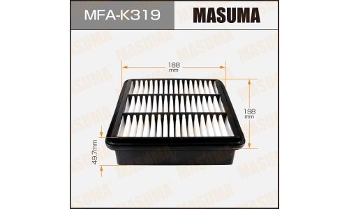 Фильтр воздушный Masuma, арт. MFA-K319