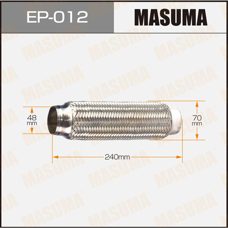 

Гофра глушителя "MASUMA" 48x240