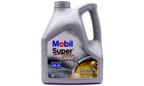 Масло моторное Mobil Super 3000 X1 Formula 5w30 синтетическое, API SP/CF, ACEA A5/B5, универсальное, 4л, арт. 700105ИП