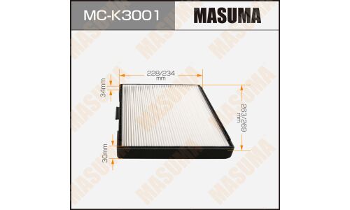 Фильтр салонный Masuma, арт. MC-K3001