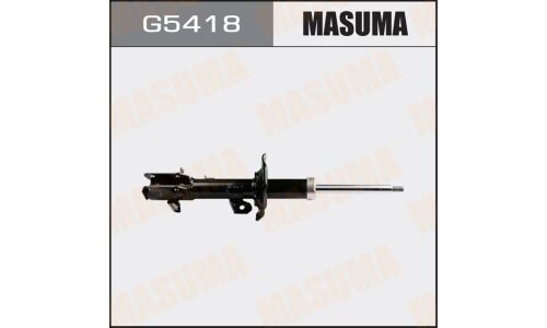 Амортизационная стойка Masuma газомасляная двухтрубная, передняя, левая, 1 шт, арт. G5418 (соответствует KYB 333397)