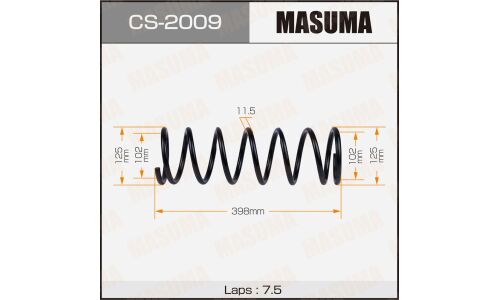 Пружина подвески Masuma, задняя, арт. CS-2009
