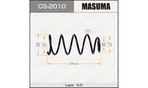 Пружина подвески Masuma, передняя, арт. CS-2010