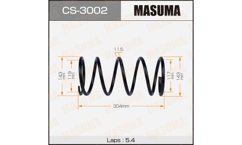 Пружина подвески Masuma, задняя, арт. CS-3002