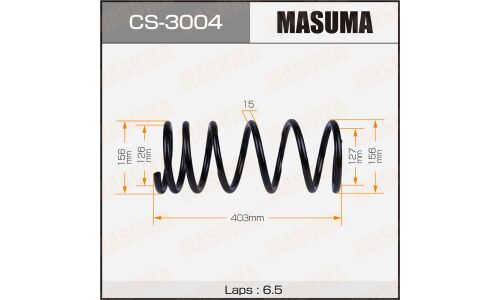 Пружина подвески Masuma, задняя, арт. CS-3004