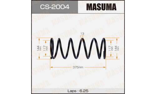 Пружина подвески Masuma, задняя, арт. CS-2004