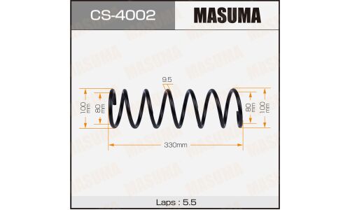 Пружина подвески Masuma, задняя, арт. CS-4002