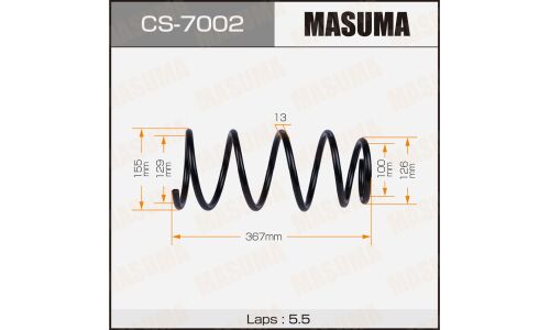 Пружина подвески Masuma, задняя, арт. CS-7002