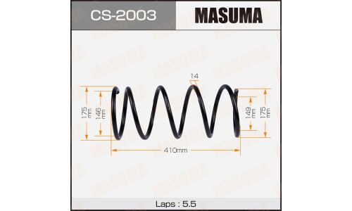 Пружина подвески Masuma, передняя, арт. CS-2003