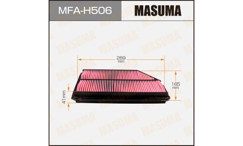 Фильтр воздушный Masuma, арт. MFA-H506