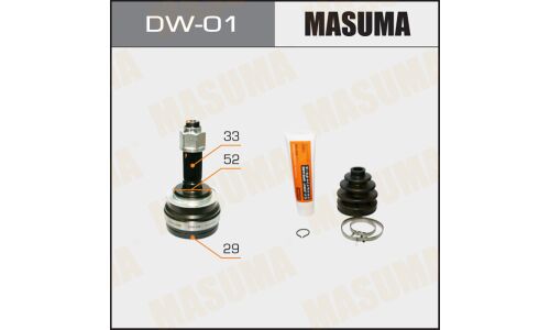 ШРУС Masuma, наружный, 29x52x33мм, арт. DW-01