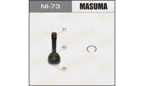 ШРУС Masuma, 28x60x31мм, арт. NI-73