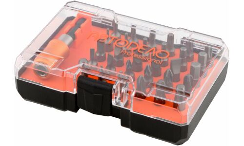 Набор бит Автодело, посадочный размер HEX1/4", наконечники SL/PH/PZ/HEX/T, комплект 31 предмет, арт. 40643 Professional