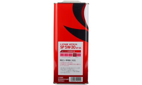 Масло моторное Toyota Motor Oil 5w30, синтетическое, API SP, ILSAC GF-6A, для бензинового двигателя, 4л, арт. 08880-13705