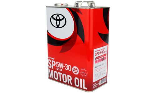 Масло моторное Toyota Motor Oil 5w30, синтетическое, API SP, ILSAC GF-6A, для бензинового двигателя, 4л, арт. 08880-13705