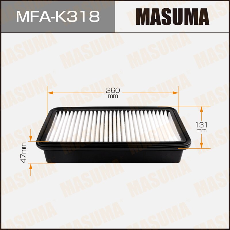 

Фильтр воздушный Masuma A-023, арт. MFA-K318