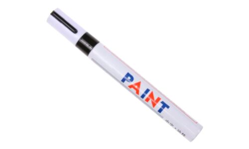 Маркер эмалевый Sipa Paint Marker, чёрный, перманентный, для различных поверхностей, 4мм