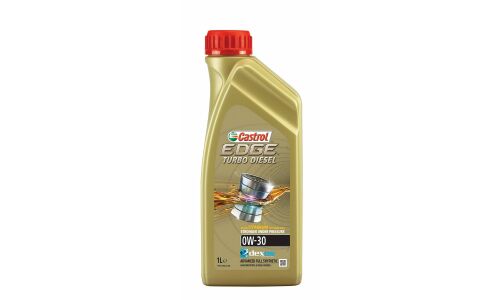 Масло моторное Castrol Edge Turbo Diesel 0w30 синтетическое, SN, ACEA C3, универсальное, 1л