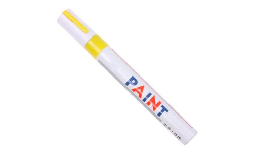 Маркер эмалевый Sipa Paint Marker, жёлтый, перманентный, для различных поверхностей, 4мм
