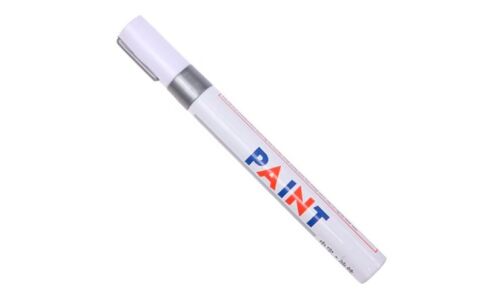 Маркер эмалевый Sipa Paint Marker, серебристый, перманентный, для различных поверхностей, 4мм