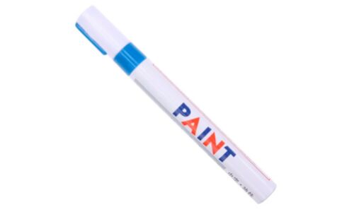 Маркер эмалевый Sipa Paint Marker, синий, перманентный, для различных поверхностей, 4мм