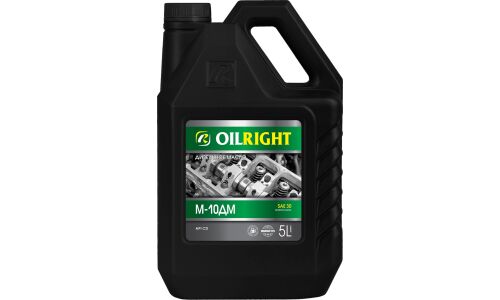 Масло моторное OILRIGHT М-10ДМ SAE 30, минеральное, API CD, для дизельного двигателя, 5л, арт. 2508