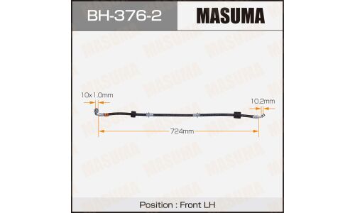Шланг тормозной Masuma Sz-  /front/  Escudo LH