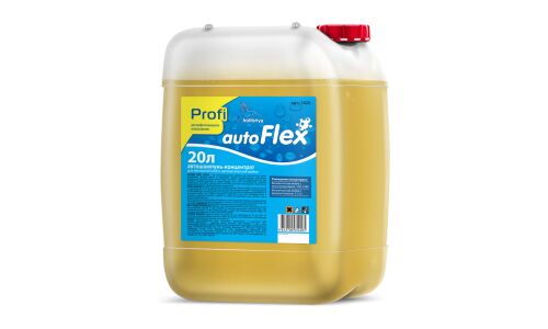 Автошампунь Kolibriya AutoFlex Profi, для бесконтактной мойки, концентрат, жёлтый, канистра 20л, арт. 5420