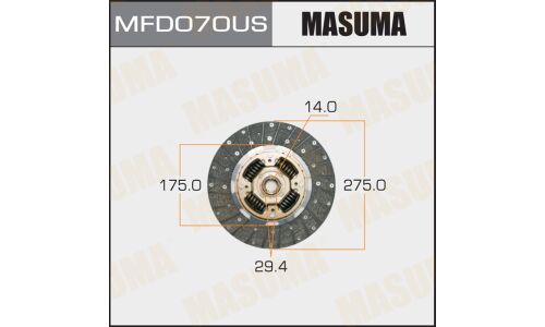 Диск сцепления Masuma, арт. MFD070US