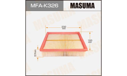 Фильтр воздушный Masuma, арт. MFA-K326