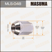 Гайка колесная Masuma MLS-048, закрытая, M14x1.5(R), длина 35мм, коническая посадка, под ключ 21мм