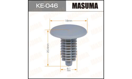 Клипса крепежная Masuma KE-046