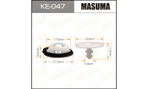 Клипса крепежная Masuma KE-047 (OEM 76882-AZ100)