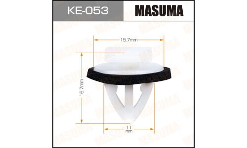 Клипса крепёжная накладок дверей Masuma, для Hyundai, арт. KE-053