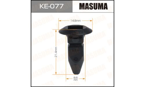 Клипса крепёжная бампера Masuma, для Audi, Skoda, Volkswagen, арт. KE-077