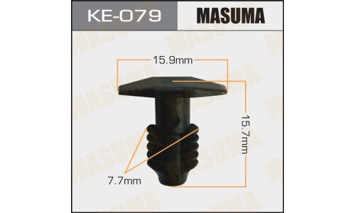 Клипса крепежная Masuma KE-079 (OEM 86434-4A000)
