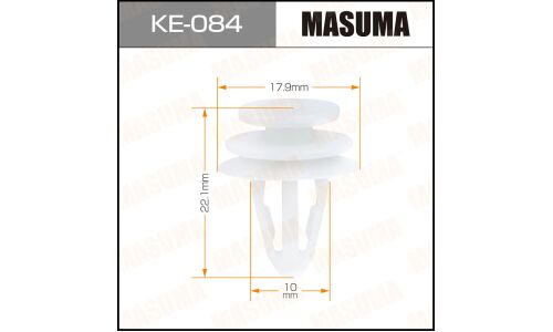 Клипса крепёжная накладок (защитных) Masuma, для Chevrolet, арт. KE-084