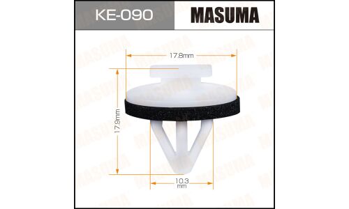Клипса крепежная Masuma KE-090 (OEM 75395-0T010)