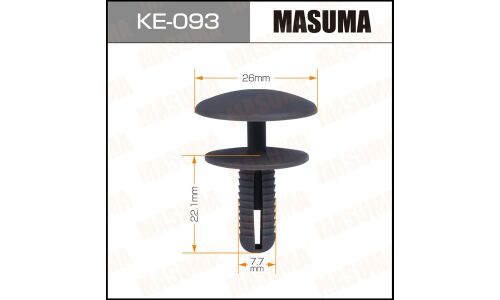 Клипса крепежная Masuma KE-093