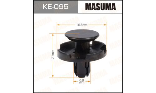 Клипса крепежная Masuma KE-095