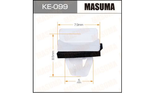 Клипса крепежная Masuma KE-099